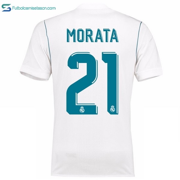 Camiseta Real Madrid 1ª Morata 2017/18